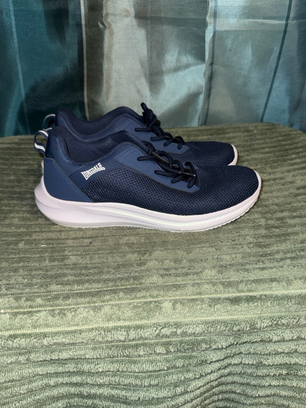Lonsdale Women's Navy Mesh Athletic Sneakers
